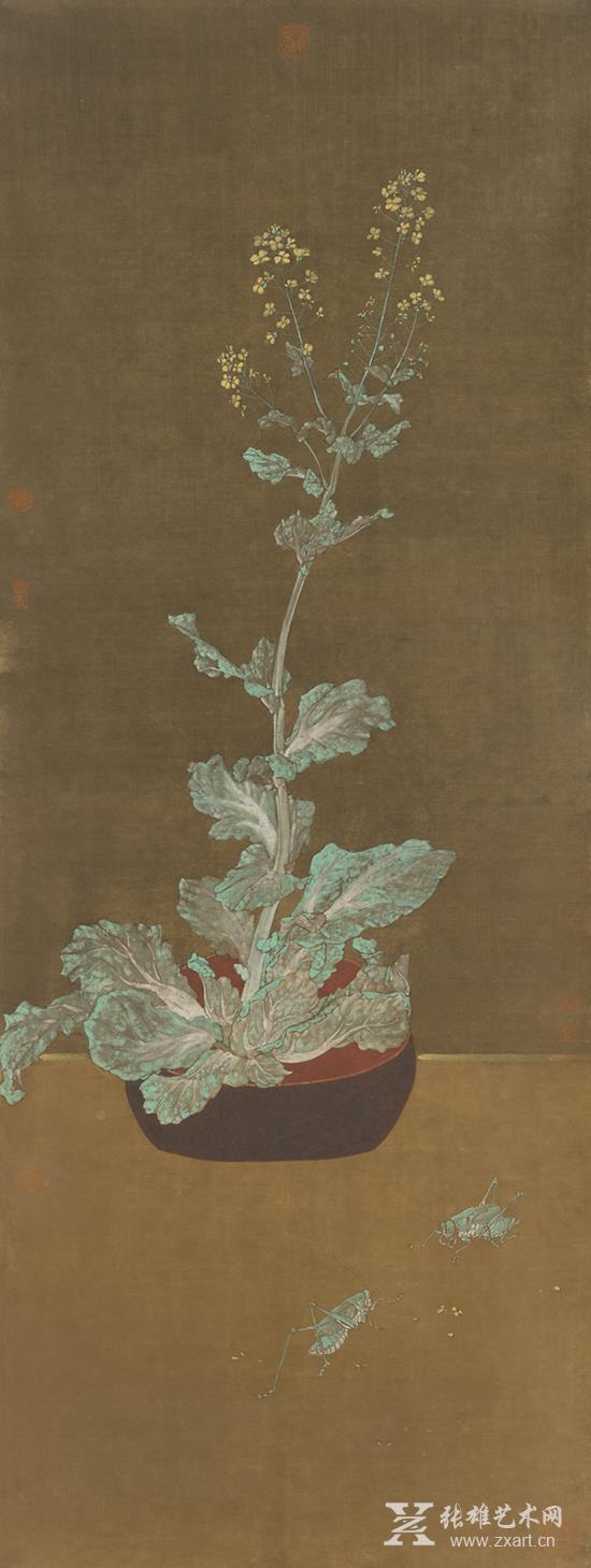 夏日“步花间” 观丁学军工笔草虫特展