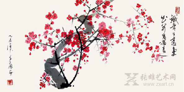 刘文庆 《铁骨生豪气 花开香溢远》