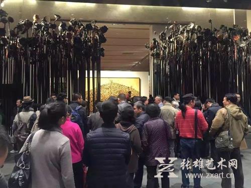 许江艺术大展“东方葵Ⅱ——来自葵园大地的报告”开幕现场