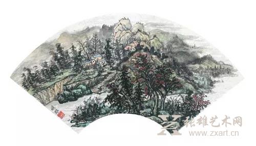 陈明雄 谷地幽深 50x30cm