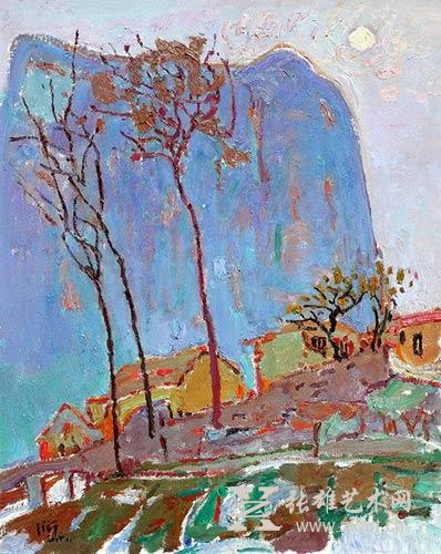 张立平作品《云光》