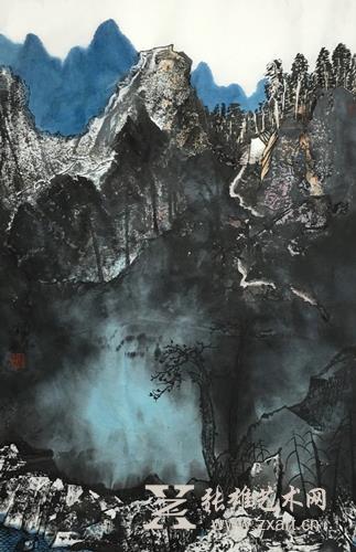 李肇瑜 《家住高山上》 46x69cm