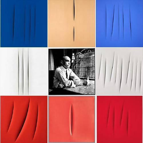 被割/戳破的画布，最高拍得1.85亿元